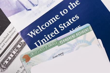 US permanent resident card and other immigration documents